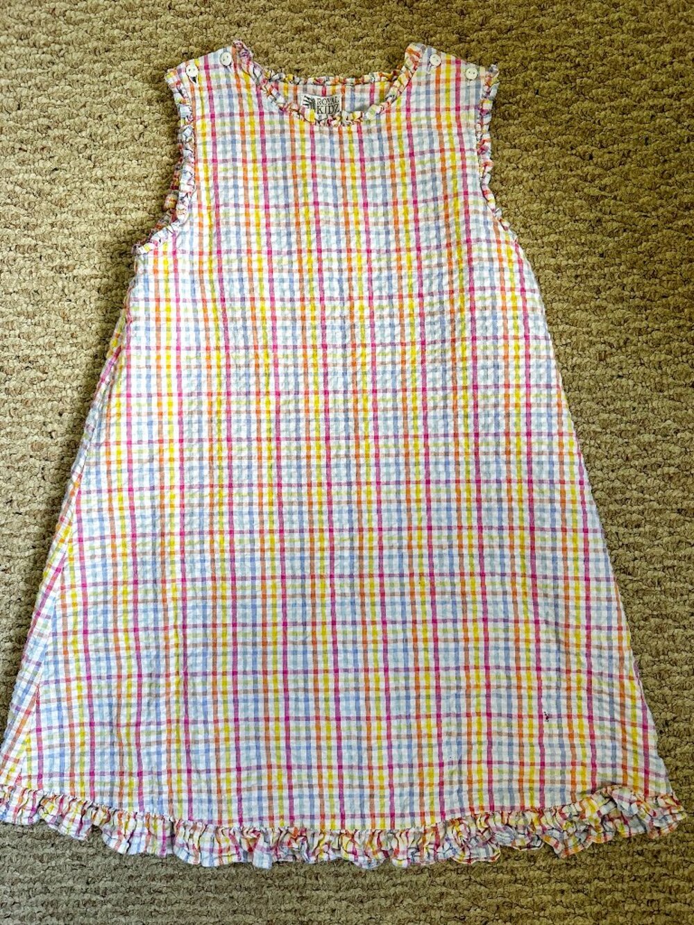 Royal Kidz Gingham Spring Dress